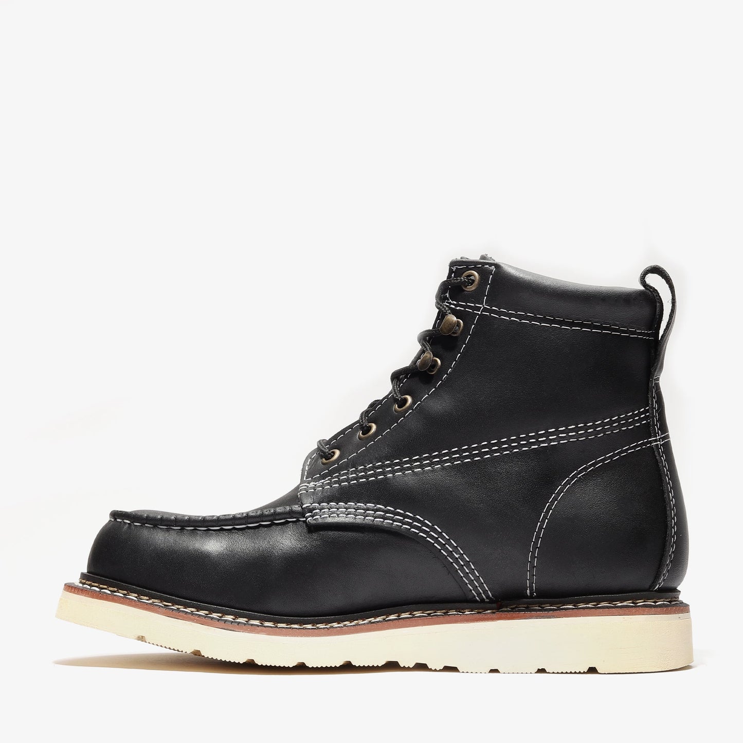 FRONTIER CLASSIC 6" MOC TOE BLACK XL - Namparoger