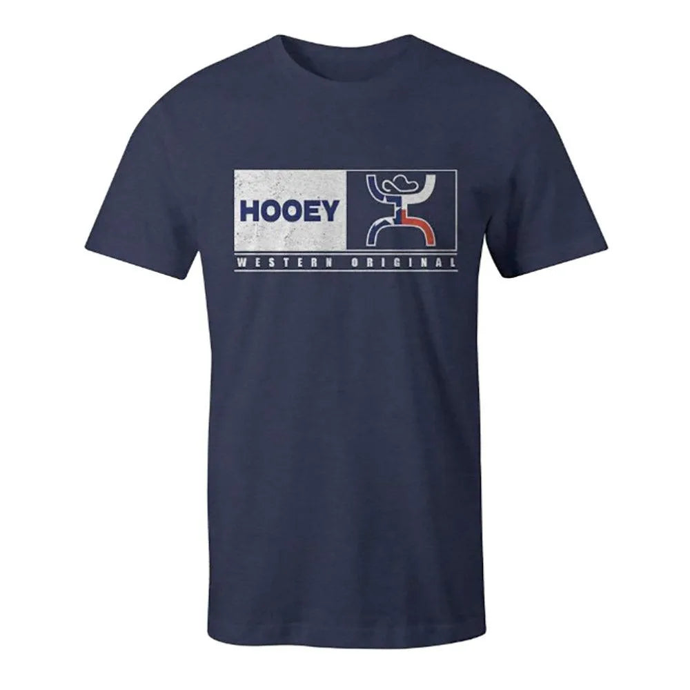 Hooey Match Grey Men’s Crew Neck T-Shirt — Western Casual for Christmas
