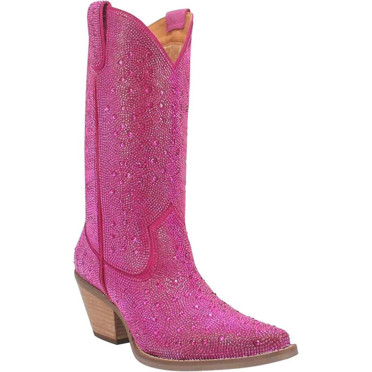 Dingo Silver Dollar Women’s Leather Cowgirl Boots — Western Glam for Christmas