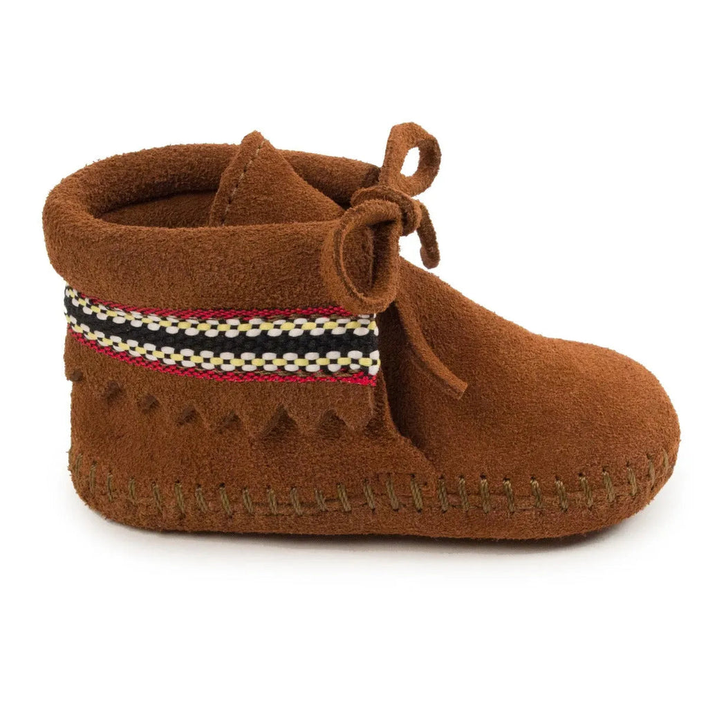 Minnetonka Braid Bootie - Infants Moccasin Bootie