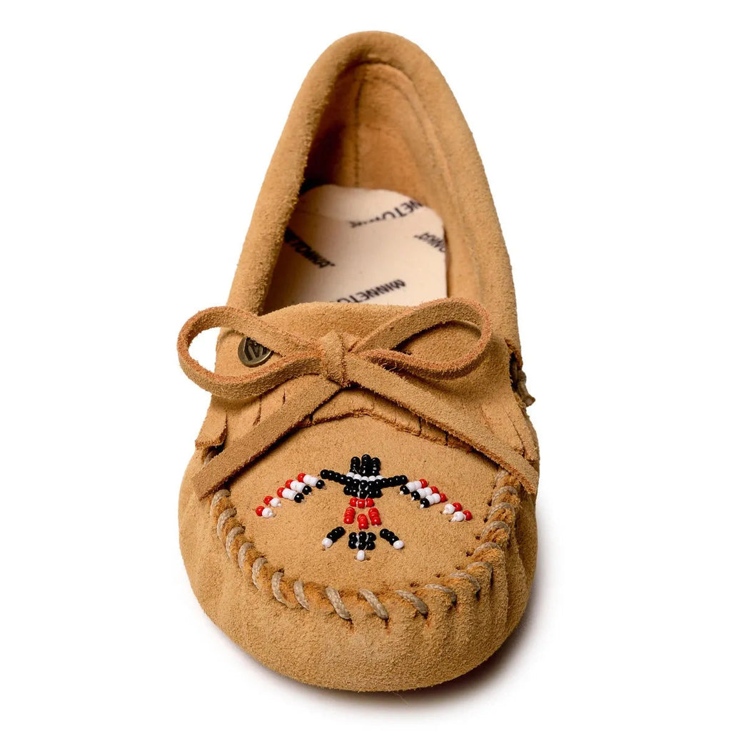 Minnetonka Thunderbird Animikii Softsole Suede - Womens Moccasin