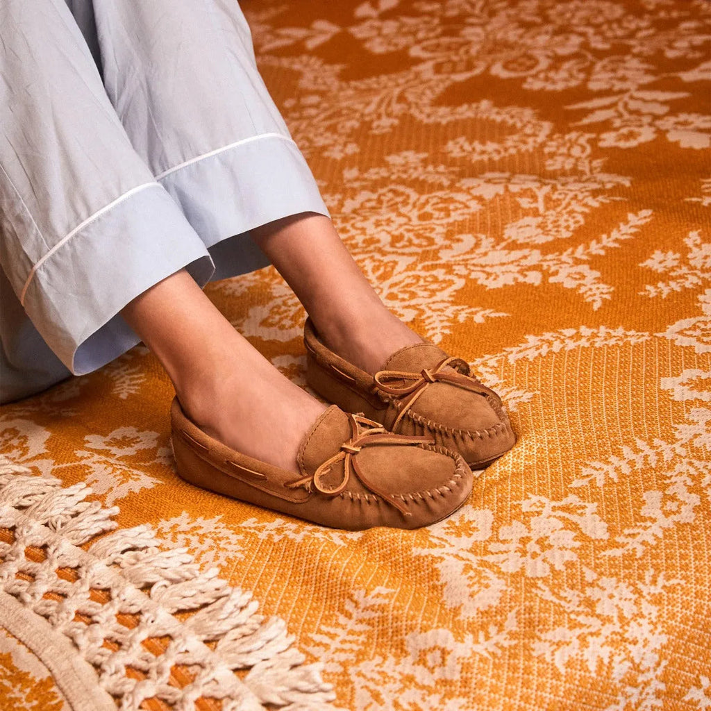 Minnetonka Sheepskin Softsole Moc - Womens Slippers