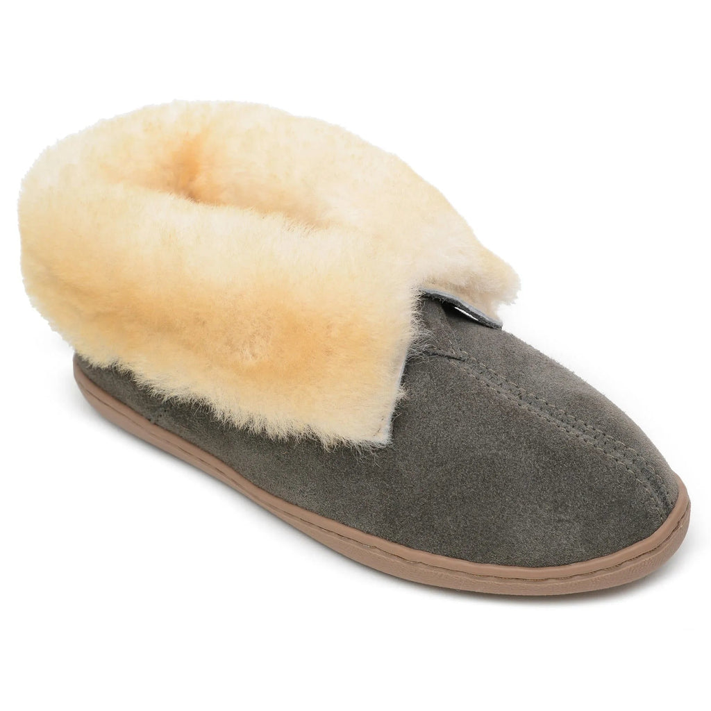 Minnetonka Sheepskin Ankle Boot - Womens Slipper