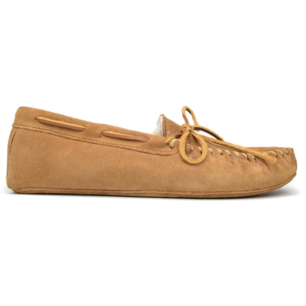 Minnetonka Sheepskin Softsole Moc - Mens Slippers