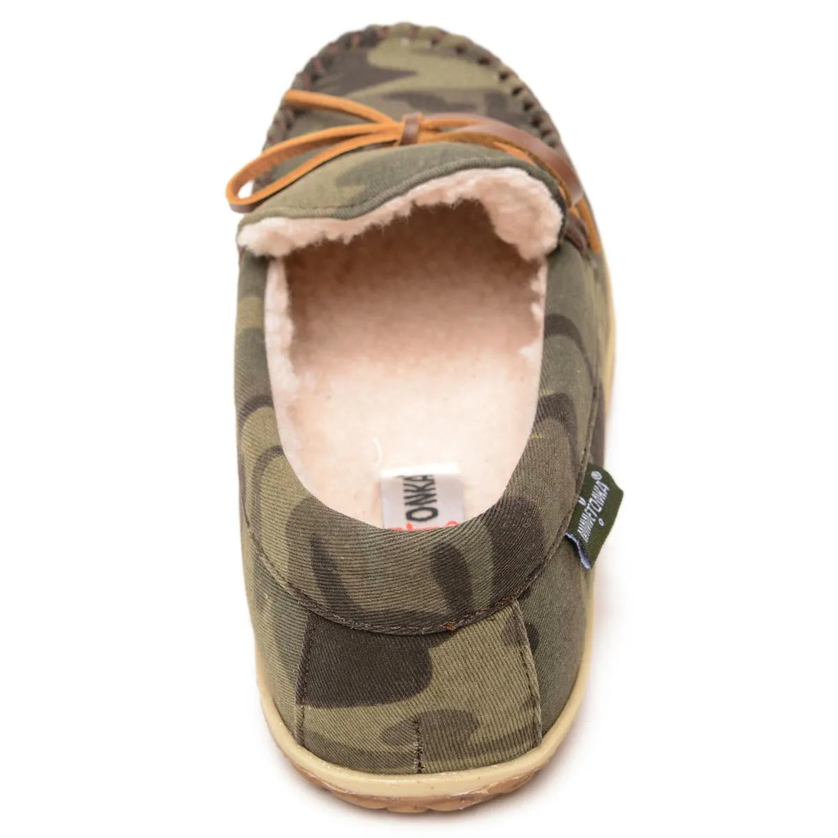 Minnetonka Tomm Canvas (Camo) - Mens Slippers
