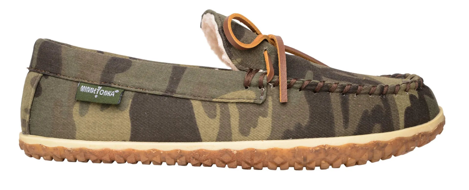 Minnetonka Tomm Canvas (Camo) - Mens Slippers