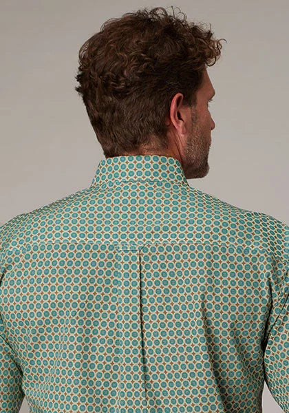 Roper 2021 Sedona Foulard (Turquoise) - Men's Short Sleeve Shirt
