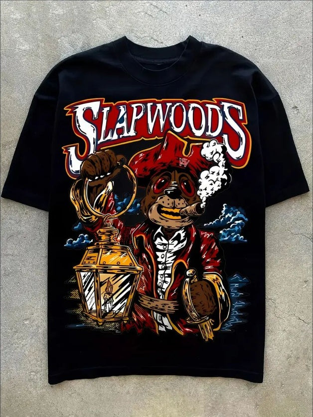 Lantern Lit, Smoke Thick Graphic Tee – Slapwoods Edition - Namparoger 