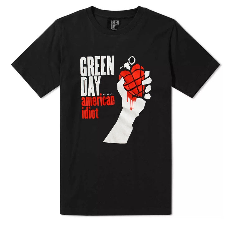 American Idiot Graphic Tee – Grenade Heart Edition - Namparoger 