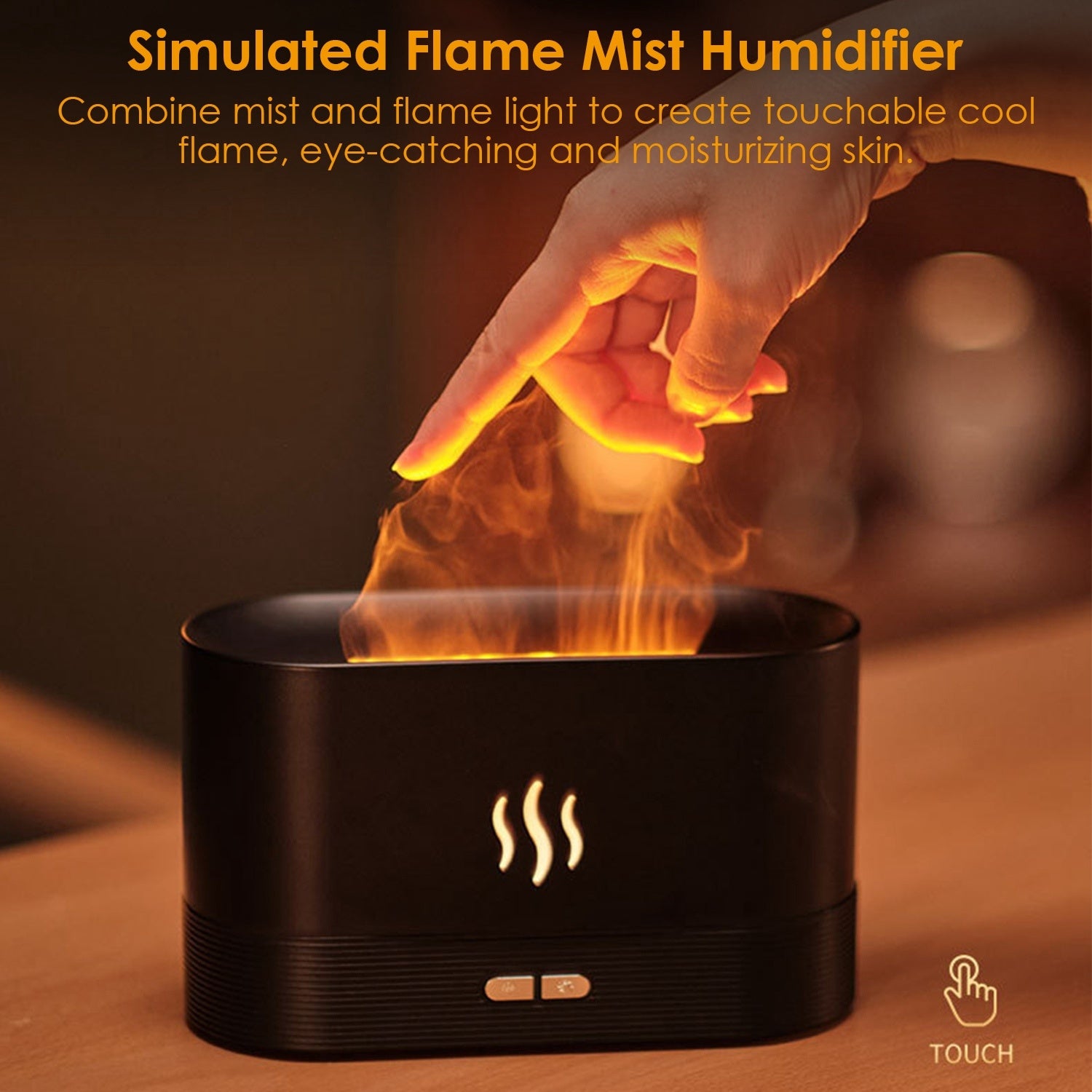 Campfire Calm Diffuser – Essential Oils, Mist & Mood Light in One Rugged Unit - Namparoger 
