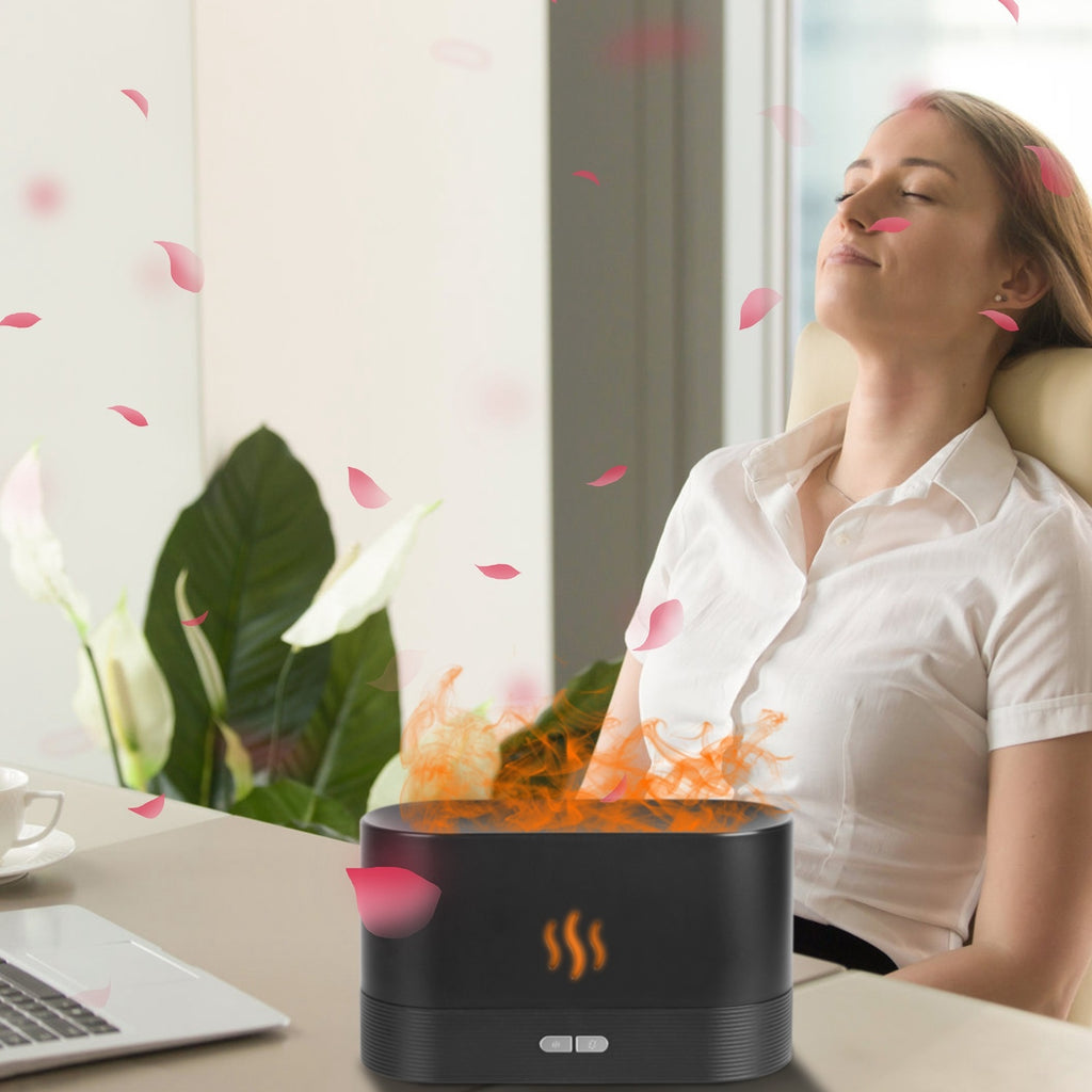 Campfire Calm Diffuser – Essential Oils, Mist & Mood Light in One Rugged Unit - Namparoger 