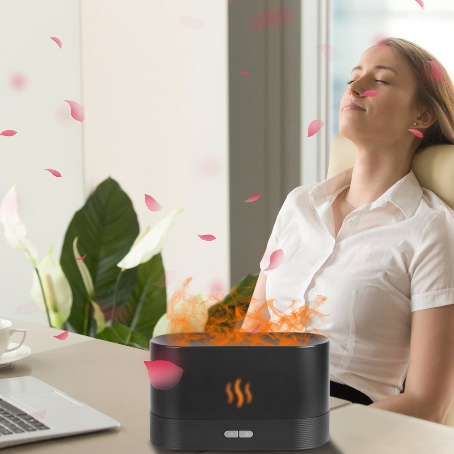 Campfire Calm Diffuser – Essential Oils, Mist & Mood Light in One Rugged Unit - Namparoger 