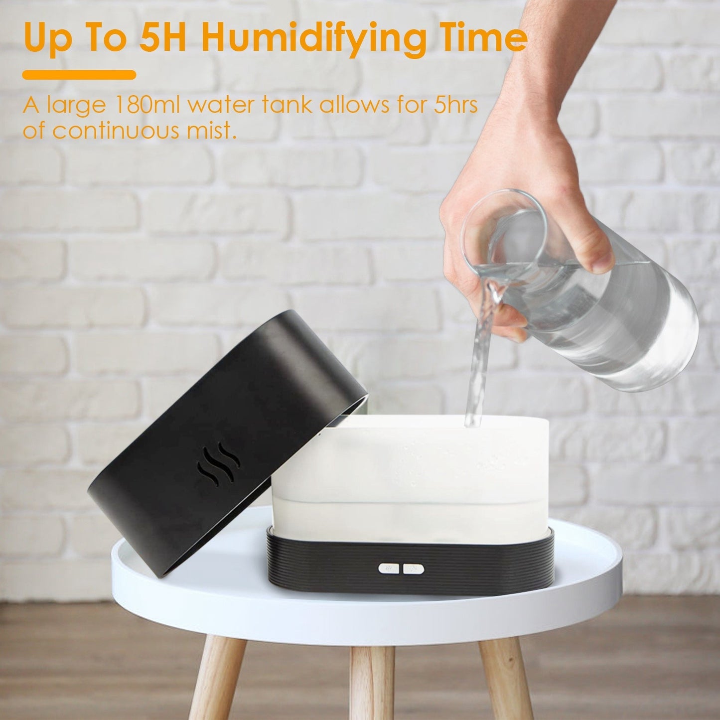 Campfire Calm Diffuser – Essential Oils, Mist & Mood Light in One Rugged Unit - Namparoger 