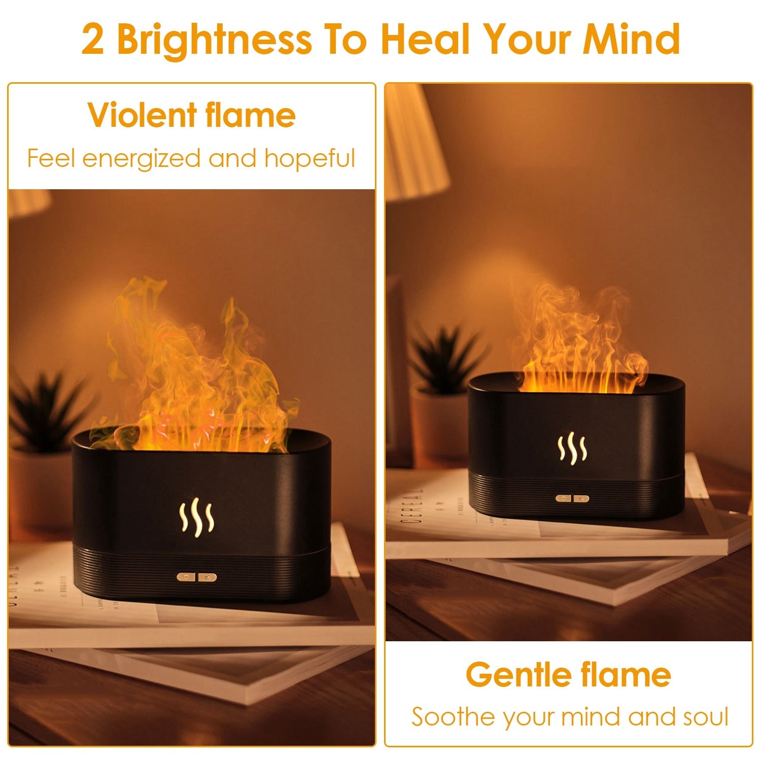 Campfire Calm Diffuser – Essential Oils, Mist & Mood Light in One Rugged Unit - Namparoger 