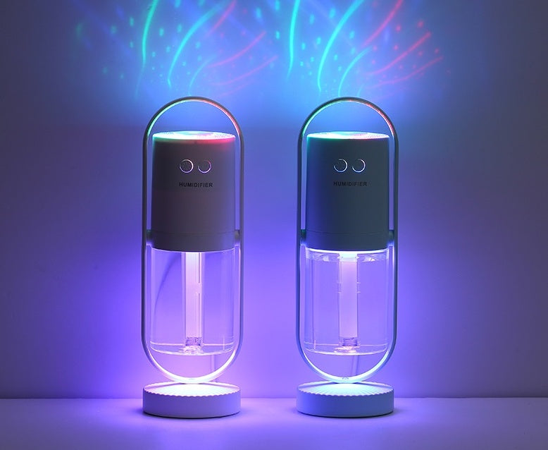 Magic Shadow Humidifier – Ultrasonic Mist Maker with Projection Night Light - Namparoger 