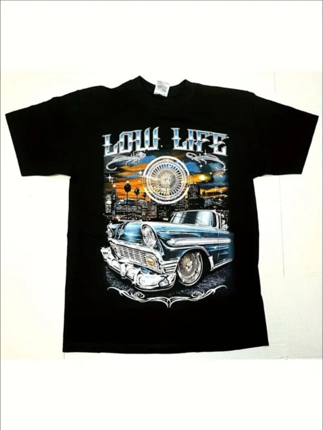 Low Life Legends Graphic Tee – Chrome & Concrete Edition - Namparoger 