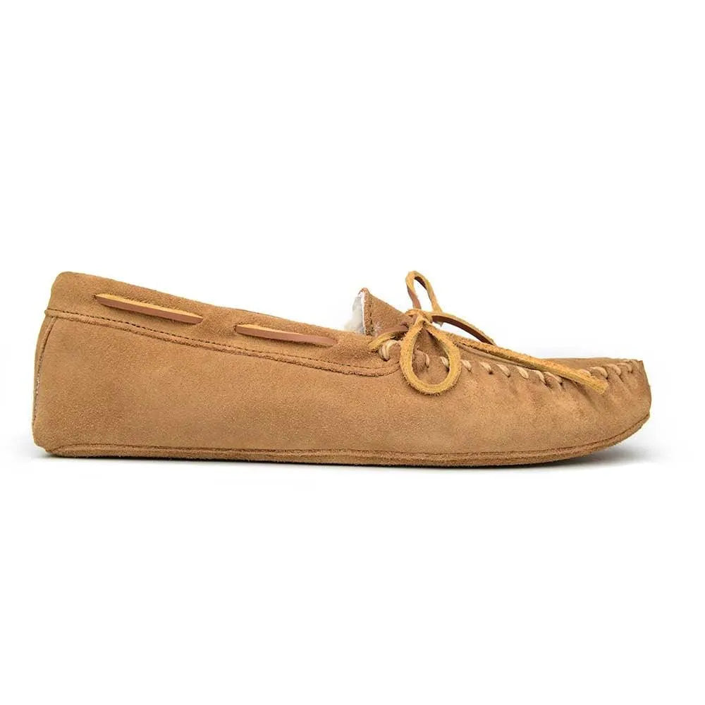 Minnetonka Sheepskin Softsole Moc - Womens Slippers