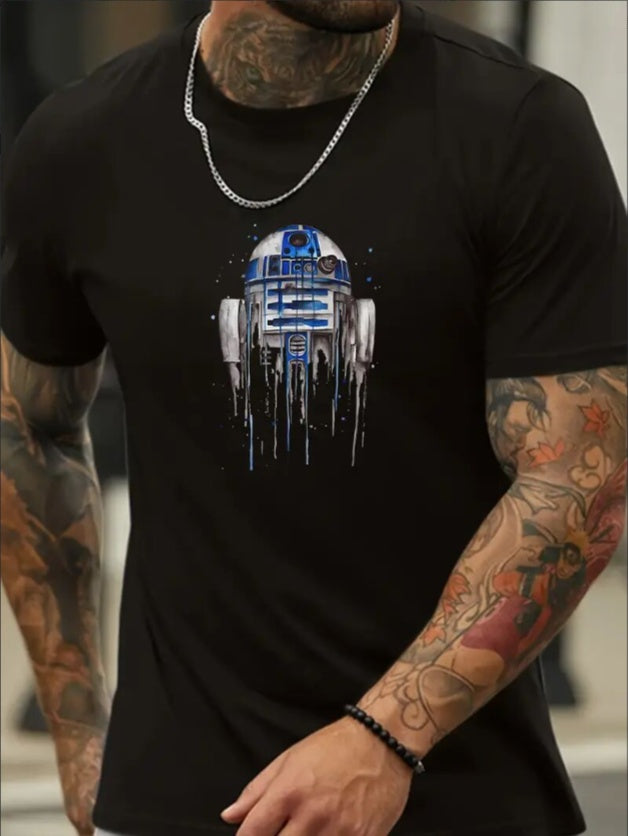 Drip-D2 Graphic Tee – Droid with Attitude - Namparoger 