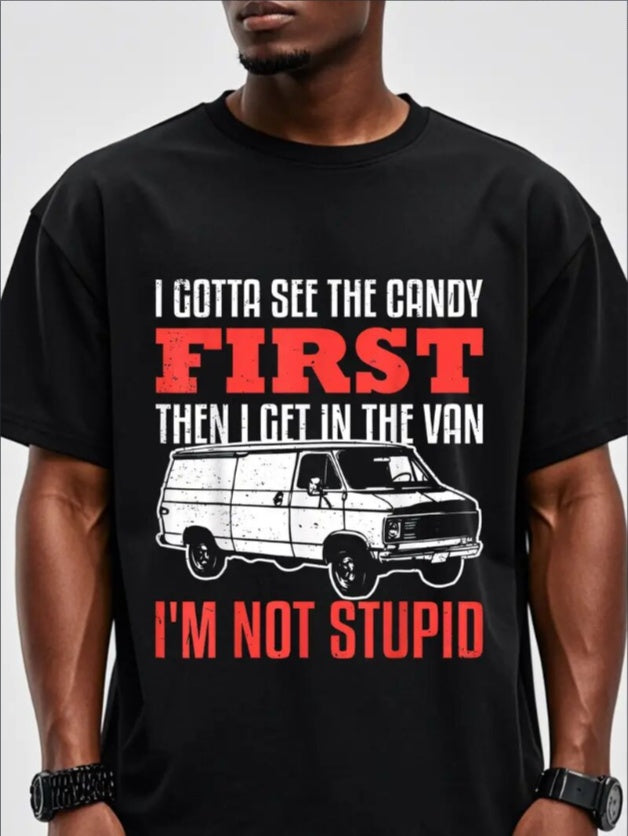 Van Negotiation Graphic Tee-Stranger Danger Edition - Namparoger 