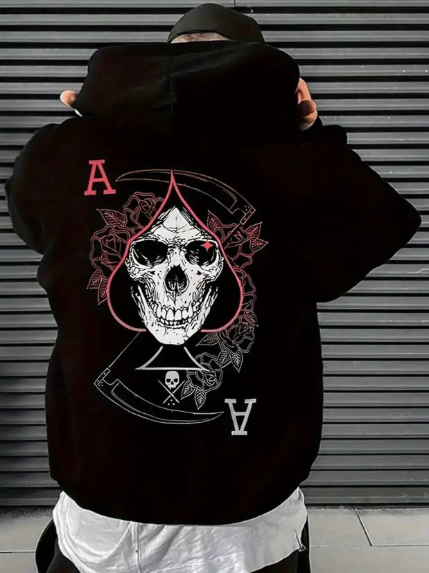 Dead Man’s Hand Graphic Hoodie– Rose & Brass Edition - Namparoger 