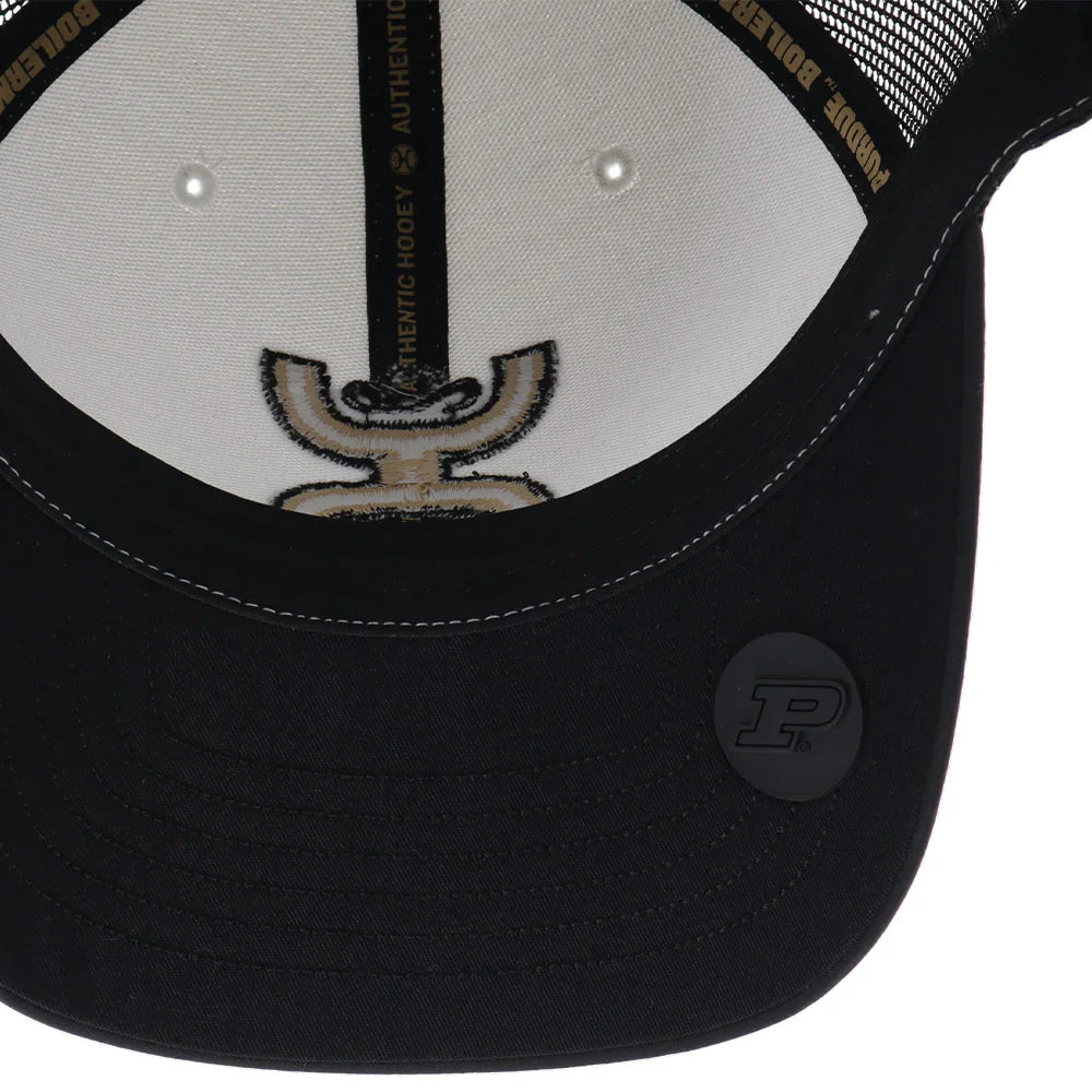 HOOey Purdue University  (Black/White/ Gold) - Trucker Cap