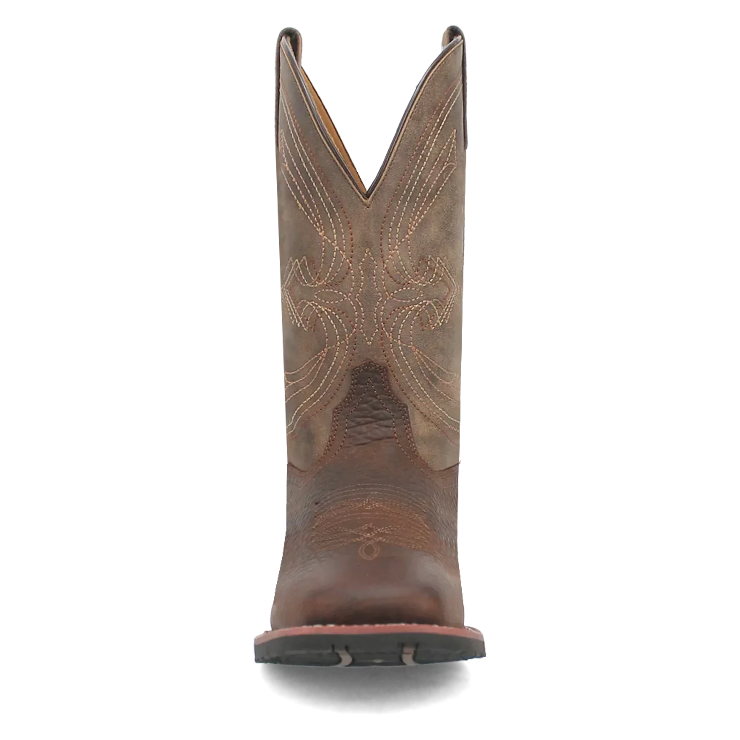 Laredo Elias (Chocolate/Tan) - Men's Leather Cowboy Boots