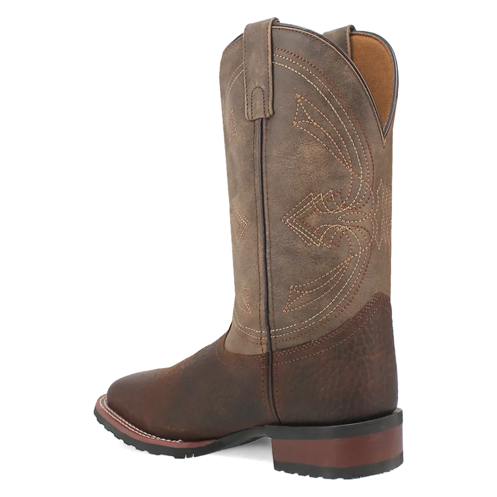 Laredo Elias (Chocolate/Tan) - Men's Leather Cowboy Boots