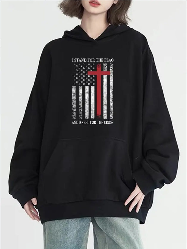 Stand & Kneel Graphic Hoodie – Faith in the Fabric Edition - Namparoger 