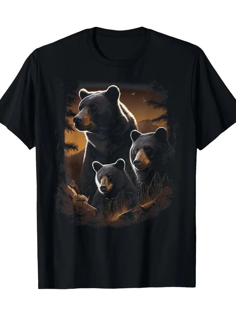 Three Bears at Dusk Graphic Tee-Kin & Ember Edition - Namparoger 