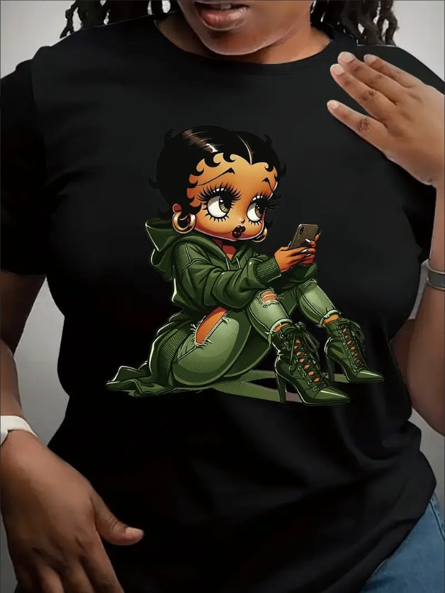 On Tha Block Betty Graphic Tee - Namparoger 