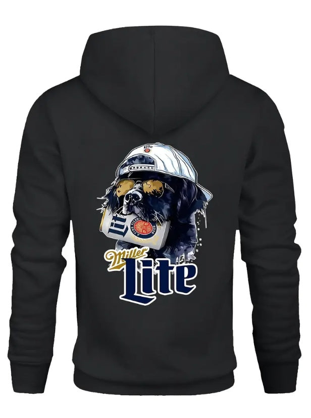 Beer Run Buddy Graphic Hoodie – Miller Edition - Namparoger 