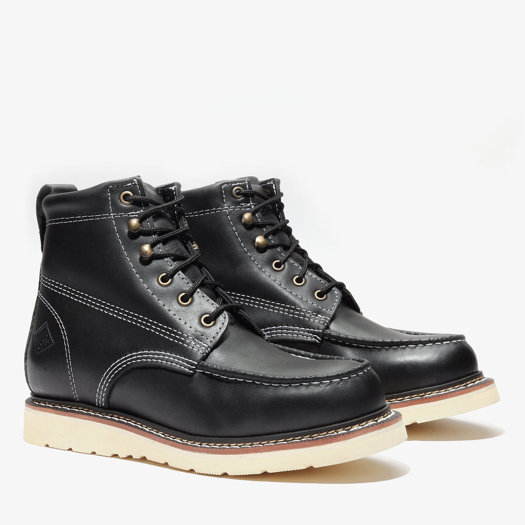 FRONTIER CLASSIC 6" MOC TOE BLACK - Namparoger 