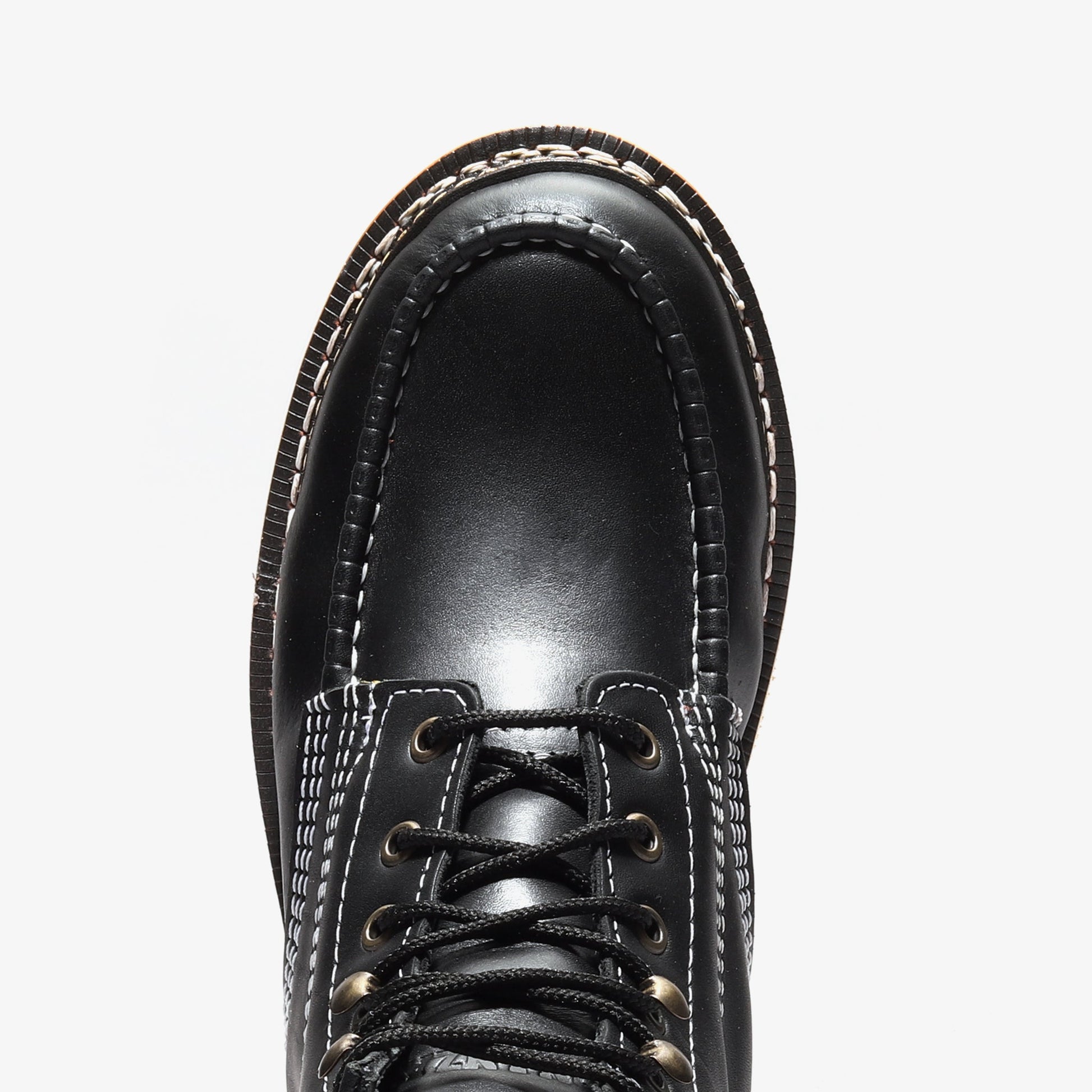 FRONTIER CLASSIC 6" MOC TOE (STEEL TOE) JET BLACK - Namparoger 