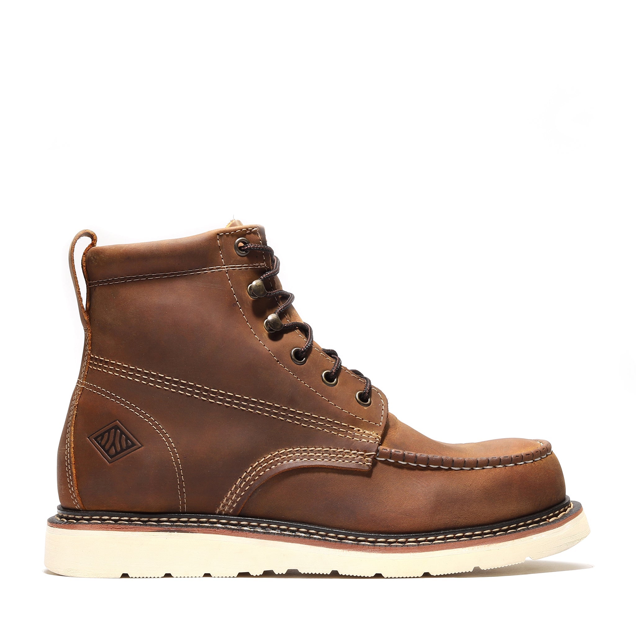 FRONTIER CLASSIC 6" MOC TOE CRAZY BROWN - Namparoger 