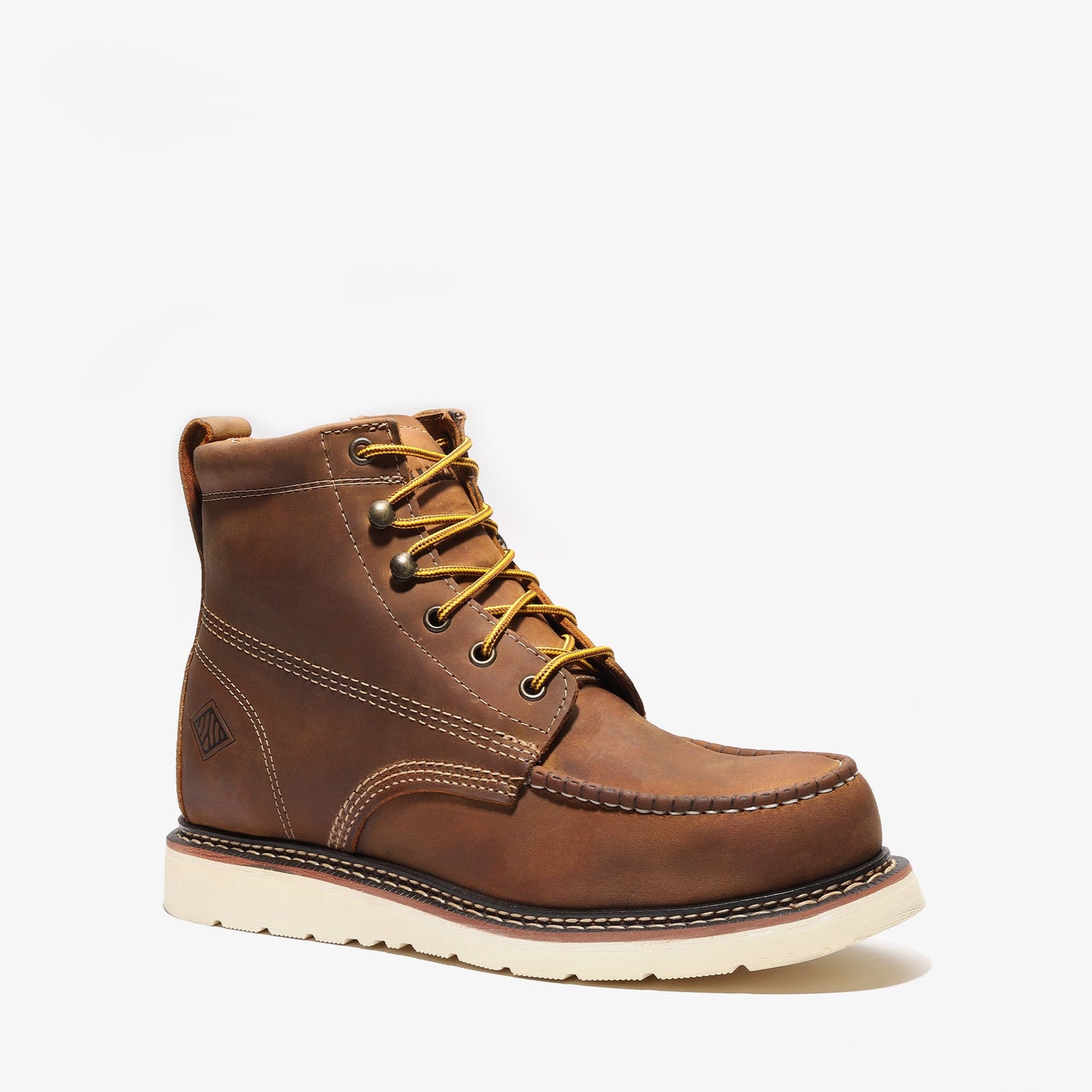 FRONTIER CLASSIC 6" MOC TOE (STEEL TOE) CRAZY BROWN - Namparoger 