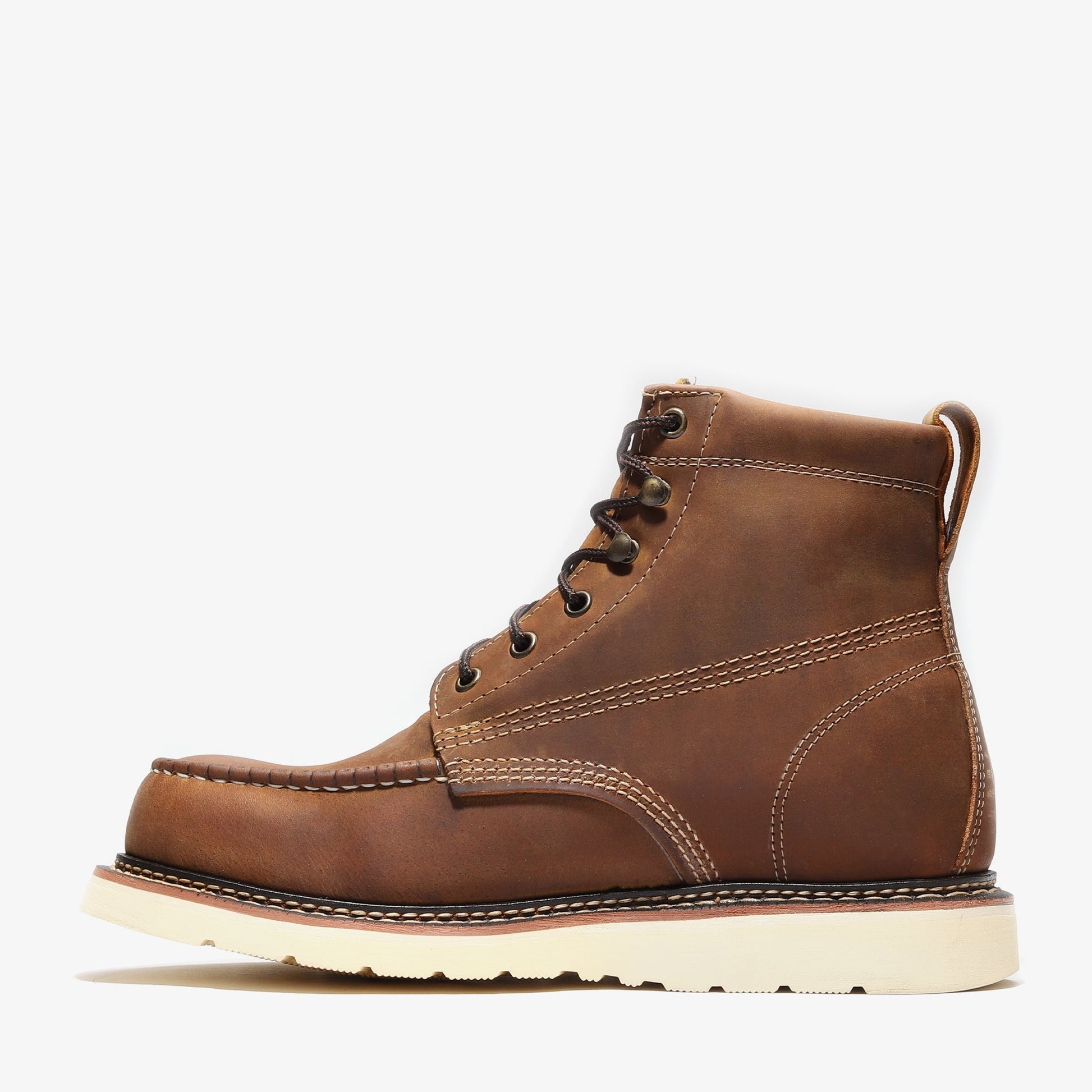 FRONTIER CLASSIC 6" MOC TOE (STEEL TOE) CRAZY BROWN - Namparoger 