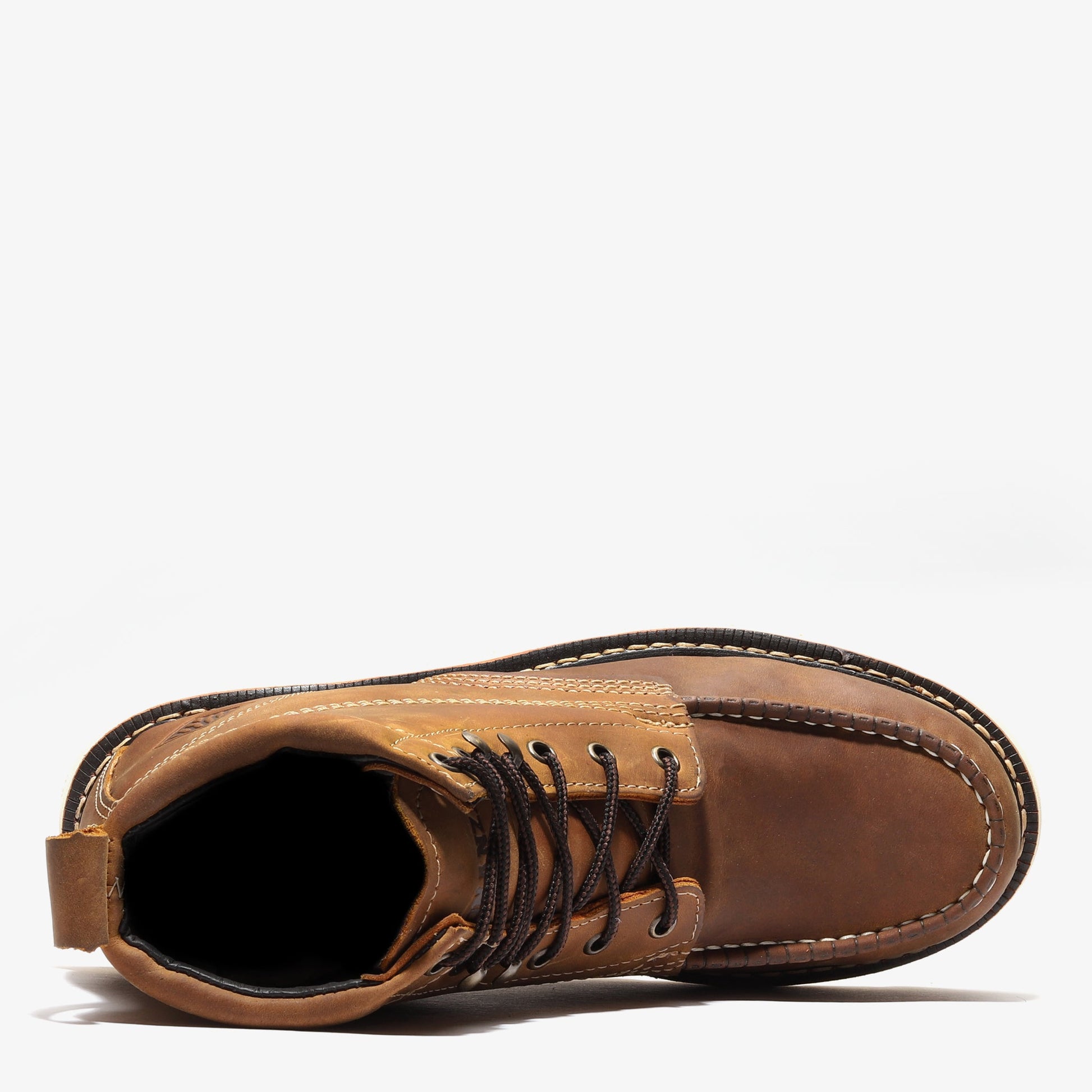 FRONTIER CLASSIC 6" MOC TOE (STEEL TOE) CRAZY BROWN - Namparoger 