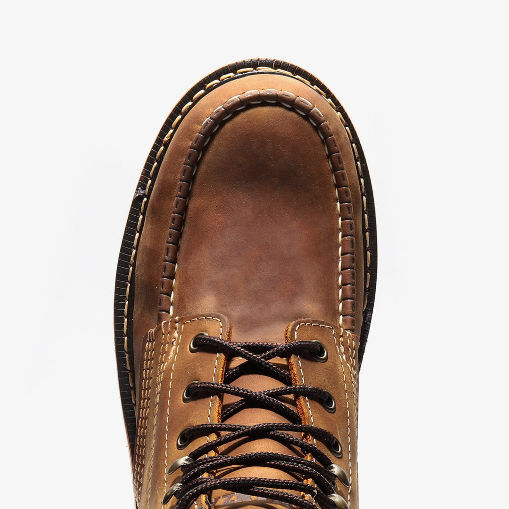 FRONTIER CLASSIC 6" MOC TOE CRAZY BROWN - Namparoger 