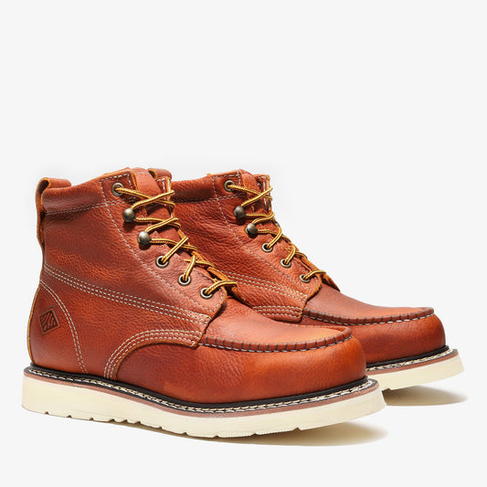 FRONTIER CLASSIC 6" MOC TOE GOLDEN BROWN - Namparoger 