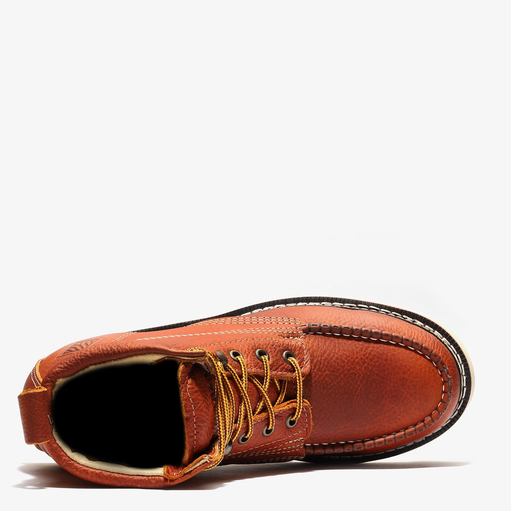FRONTIER CLASSIC 6" MOC TOE (STEEL TOE) GOLDEN BROWN - Namparoger 