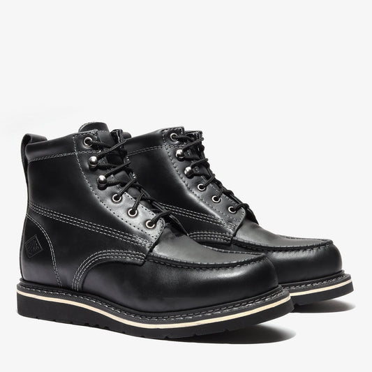 FRONTIER CLASSIC 6" MOC TOE JET BLACK - Namparoger 