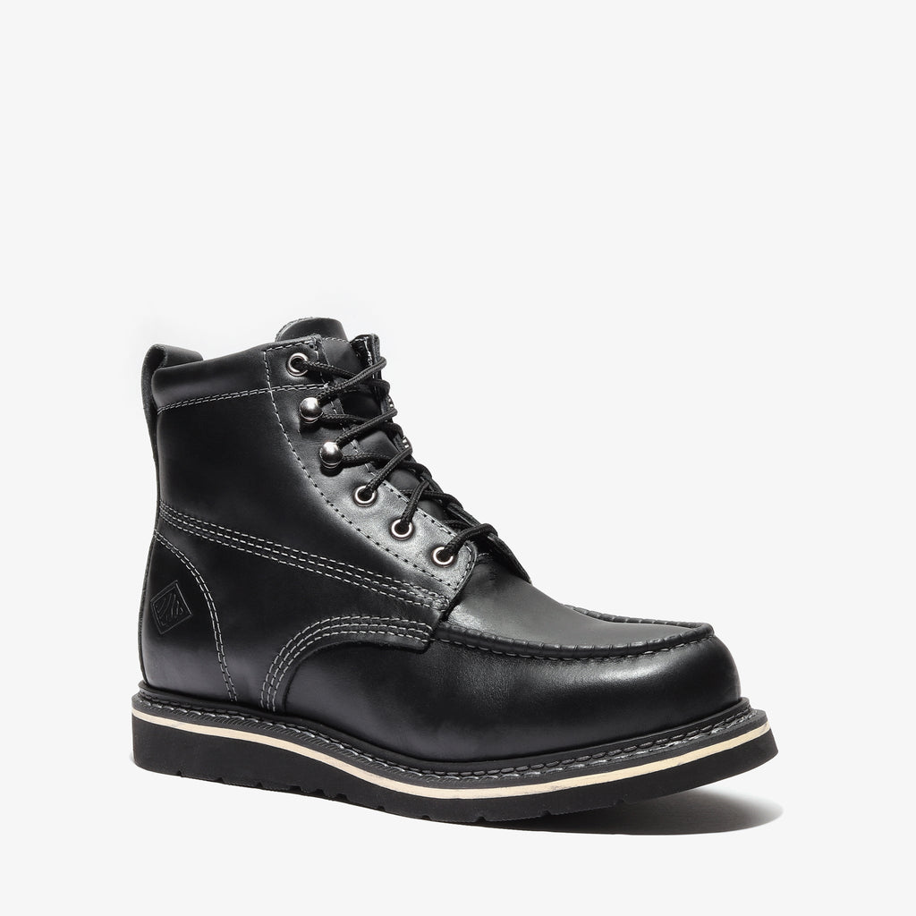 FRONTIER CLASSIC 6" MOC TOE JET BLACK - Namparoger 