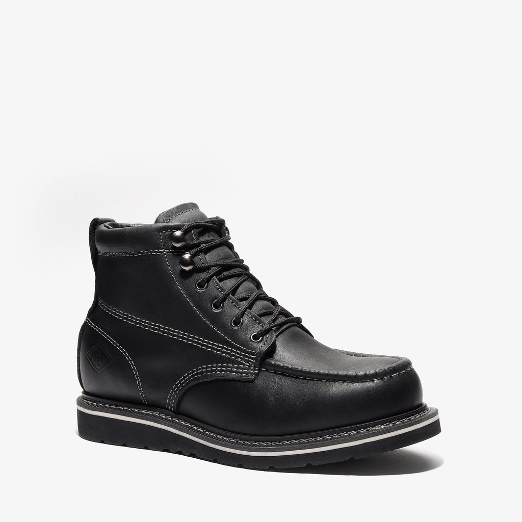 FRONTIER CLASSIC 6" MOC TOE JET BLACK - Namparoger 