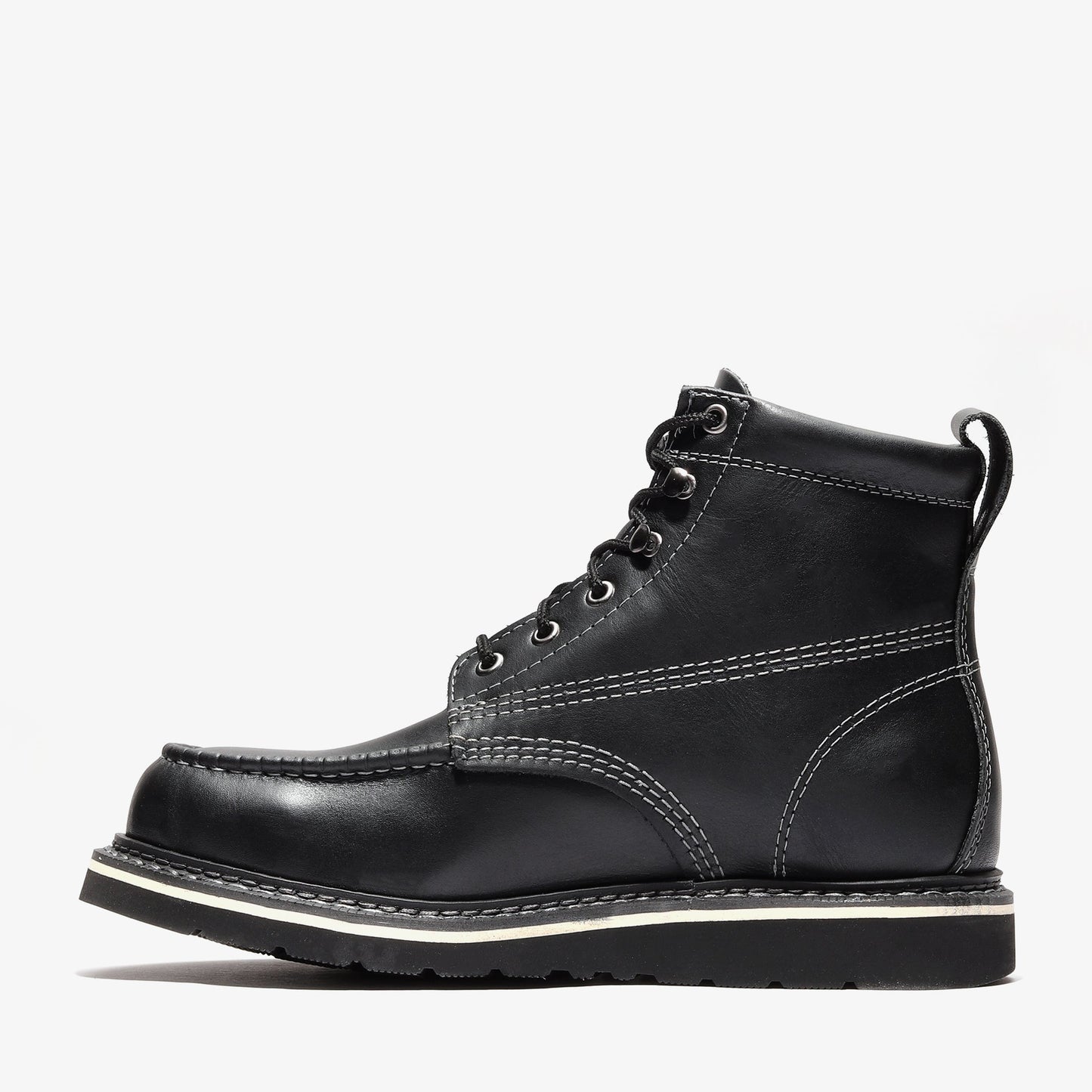 FRONTIER CLASSIC 6" MOC TOE (STEEL TOE) JET BLACK - Namparoger 