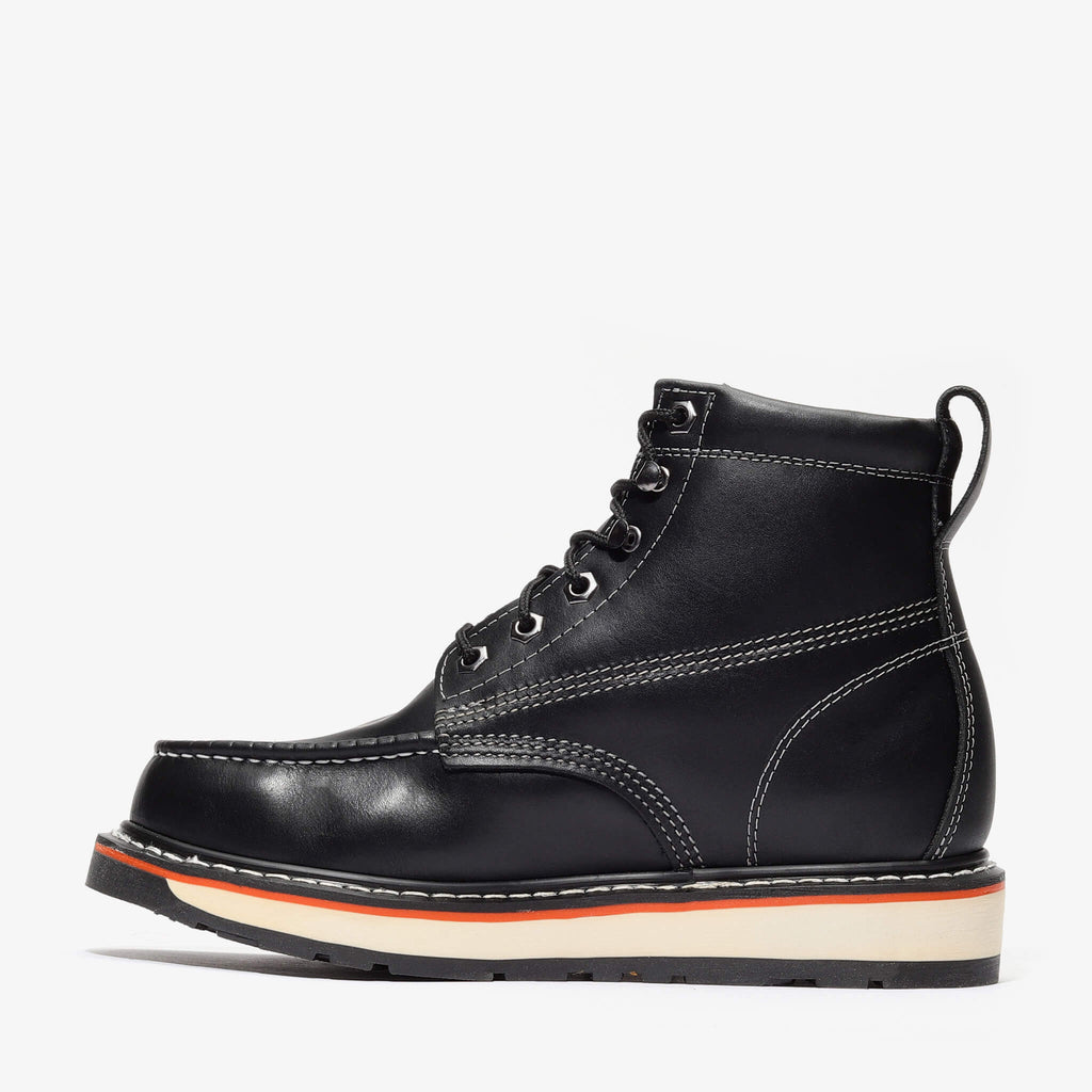 FRONTIER DUAL 6" MOC TOE BLACK - Namparoger 