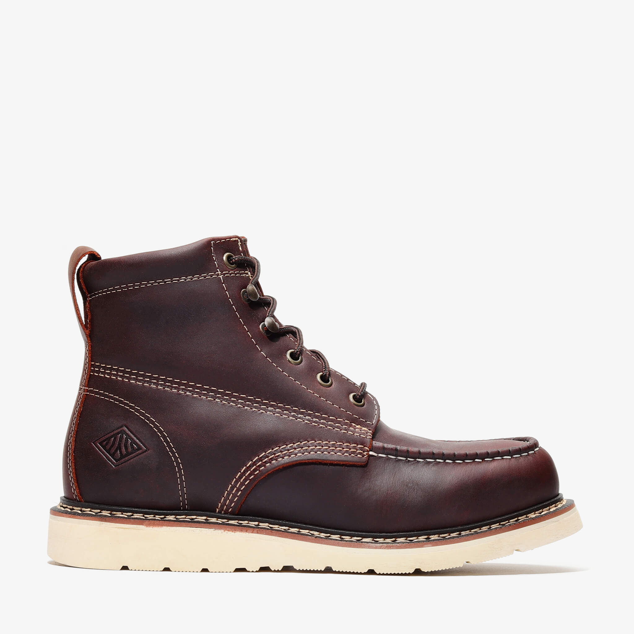 FRONTIER CLASSIC 6" MOC TOE BURGUNDY - Namparoger 