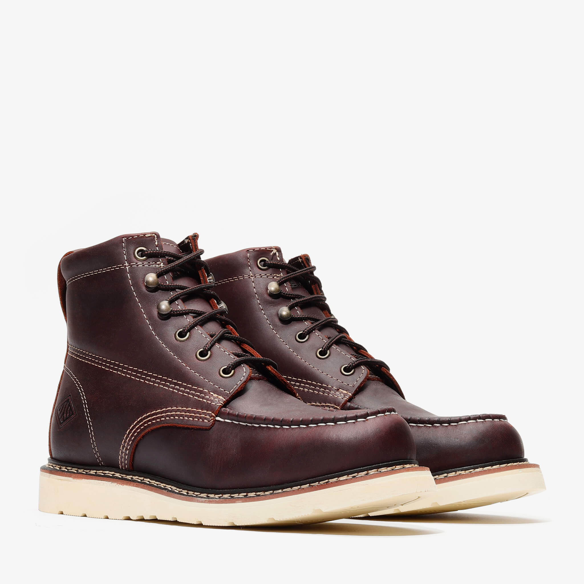 FRONTIER CLASSIC 6" MOC TOE BURGUNDY XL - Namparoger 