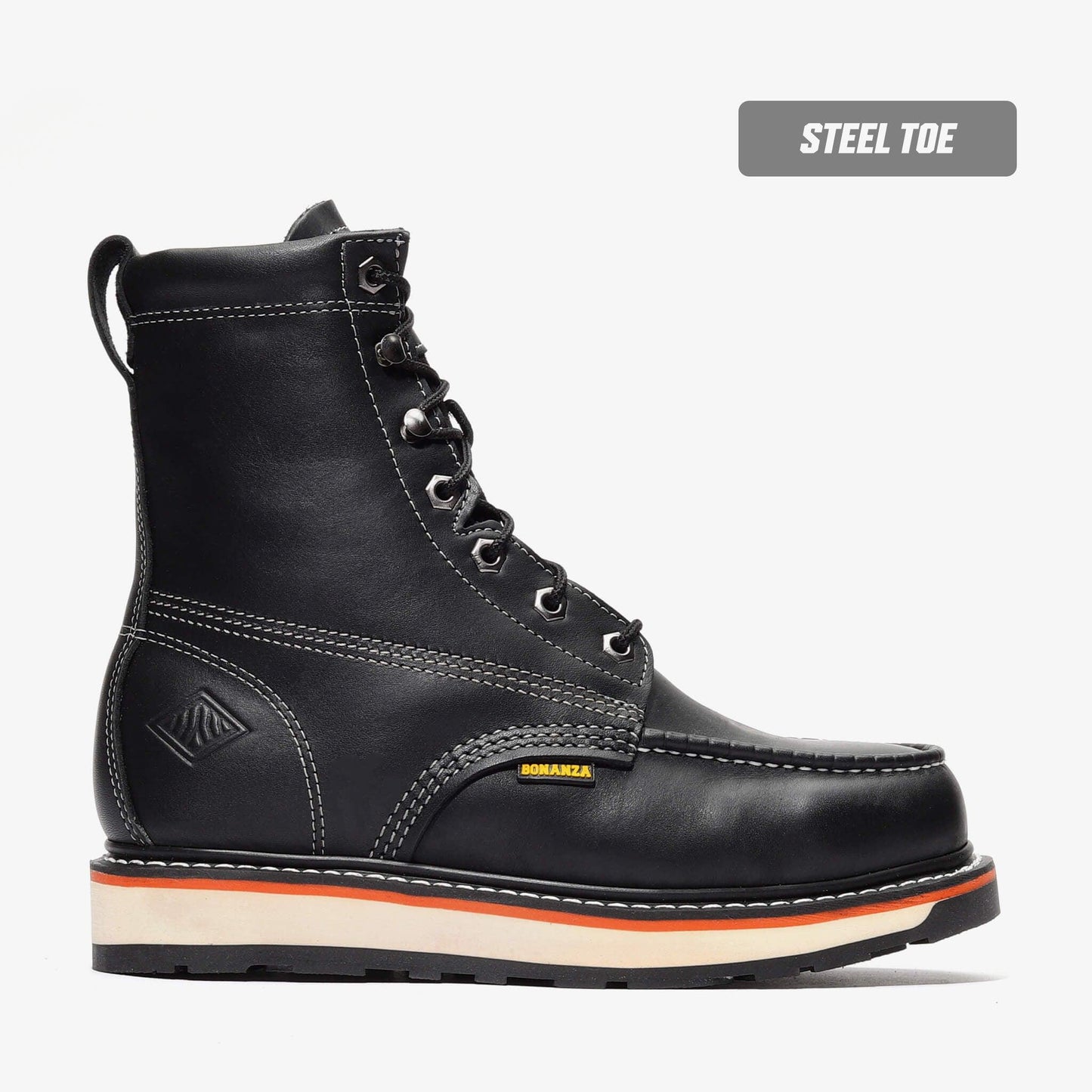 FRONTIER DUAL 8" MOC TOE (STEEL TOE)