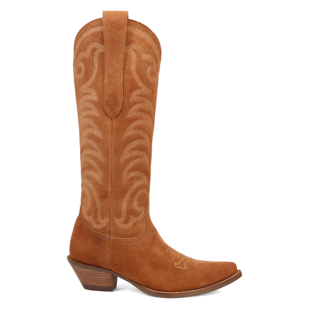 Dingo Movin' On - Women's Suede Leather Cowgirl Boots