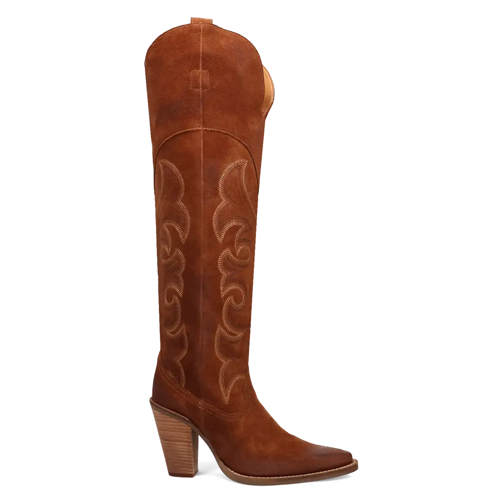 Dingo Primadonna - Women's Suede Leather Cowgirl Boots